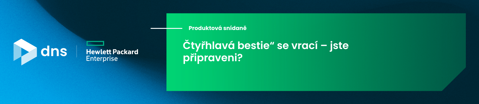 Produktová snídaně DNS - HPE ProLiant DL580 Gen12