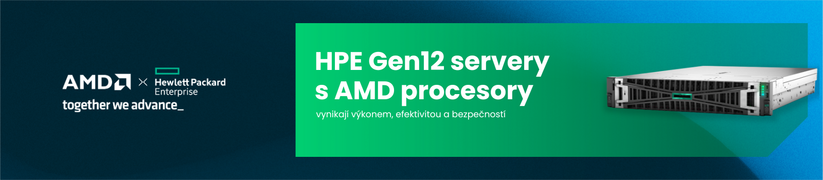 HPE Gen12 servery s AMD procesory vynikají výkonem, efektivitou a bezpečností