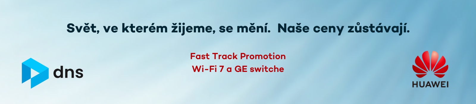 Svět, ve kterém žijeme, se mění. Naše ceny ne - Fast Track