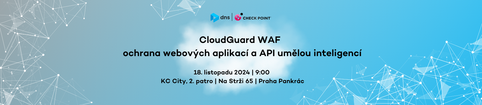 Pozvánka: Check Point - CloudGuard WAF - ochrana webových aplikací a API umělou inteligencí workshop