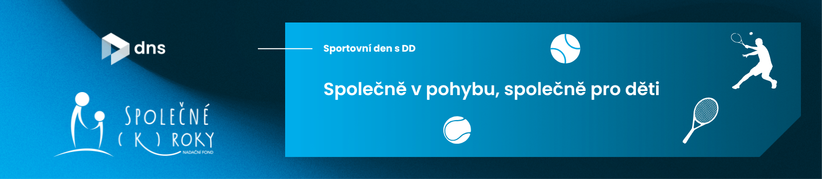 Tenisová akce NF Společné (k)roky