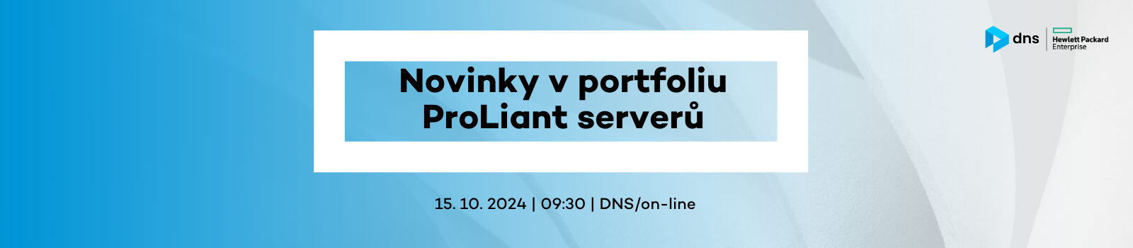 Pozvánka na Produktovou snídani s DNS divizí HPE