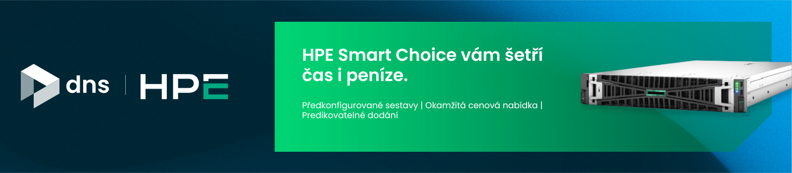 Chytrá volba od HPE
