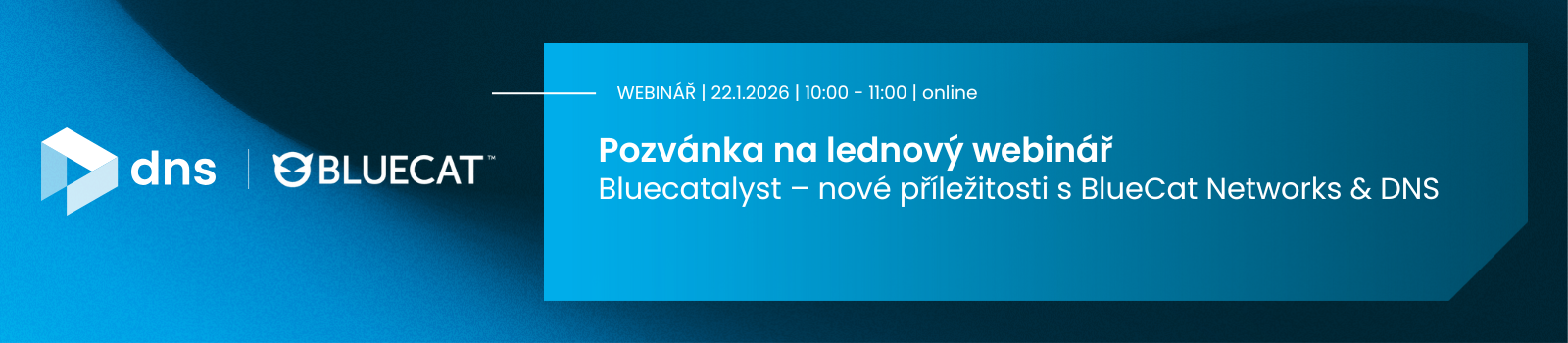 Webinář Bluecatalyst - nové příležitosti s BlueCat Networks & DNS