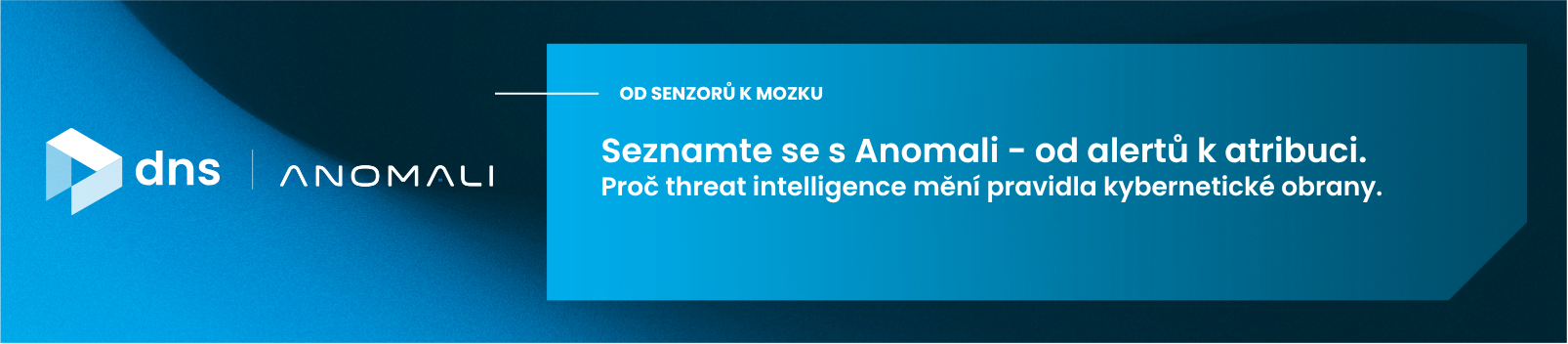 Webinář Anomali: Proč threat intelligence mění pravidla kybernetické obrany