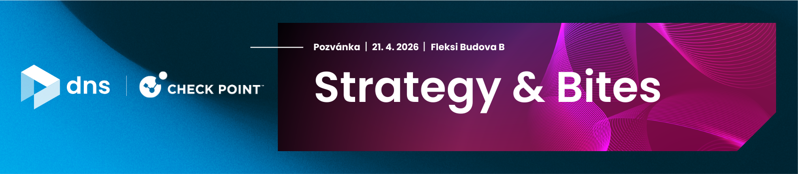 DNS & Check Point pozvánka: Strategy & Bites 2026