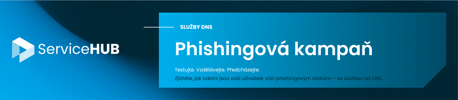 ServiceHUB Phishingová kampaň