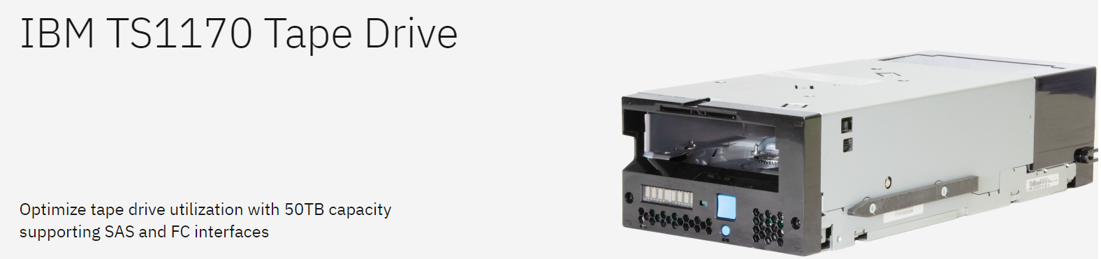 IBM Storage představila novou páskovou jednotku TS1170!